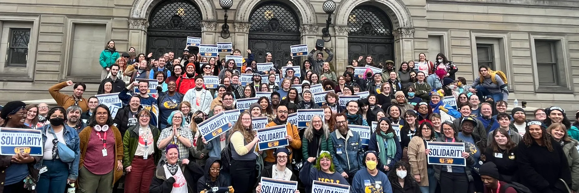 United Library Workers Staff Development Day Rally 2026