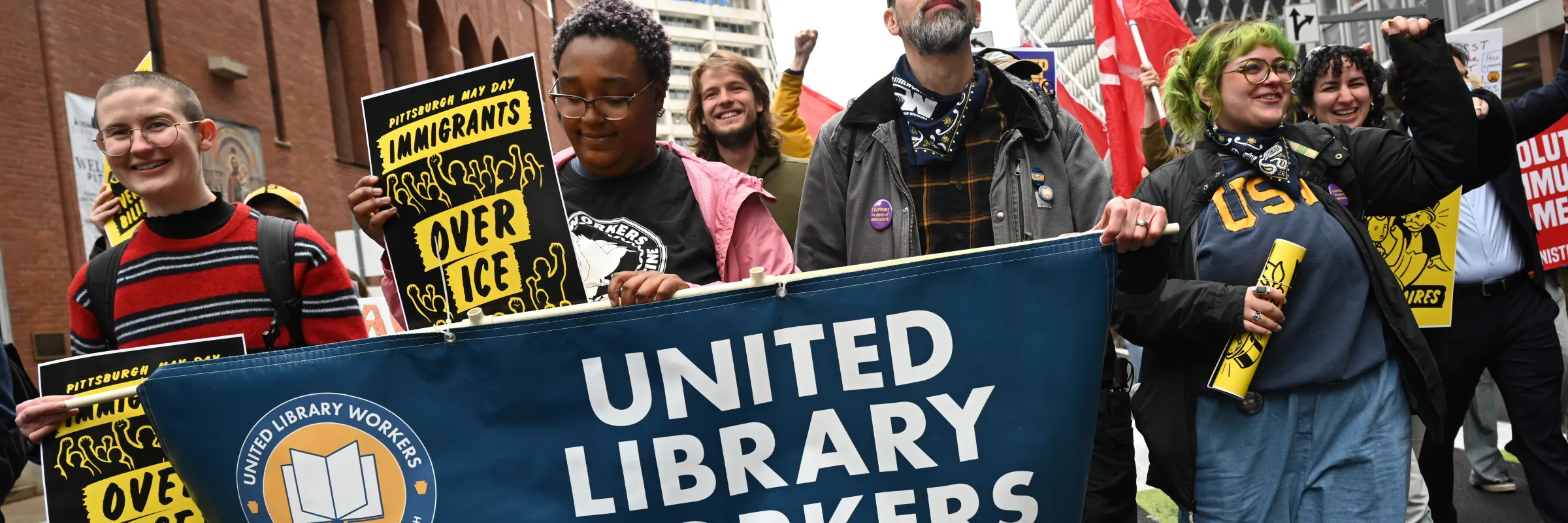 United Library Workers May Day Rally 2026