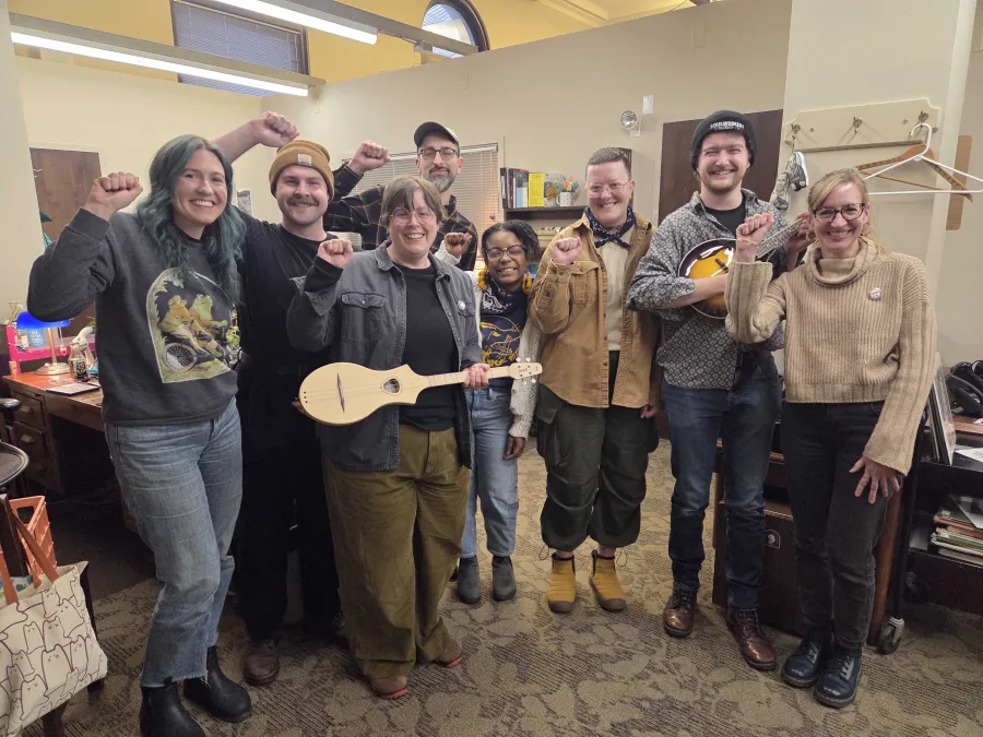 Bargaining Committee of USW 9562 in a group photo